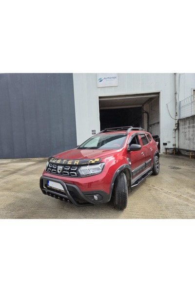guardbuck DACİA DUSTER 2017-2023 4X4 YÜKSEK ÖN KORUMA - BULL BAR - ARA BORULU...