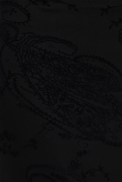 Addax Patterned Long Skirt E12798