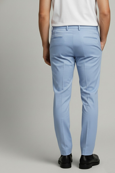 Bürke Ανδρικό υφασμάτινο παντελόνι μπλε χρώματος ποιότητας