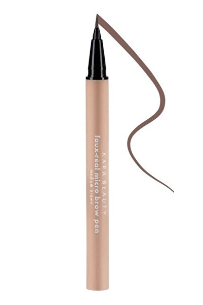Kara Beauty - Faux-real Micro Brow Pen: Medium Brown