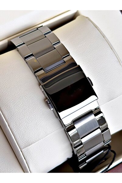 Ferrucci Functional Smoked-Green Color Steel Cord Men's Wristwatch