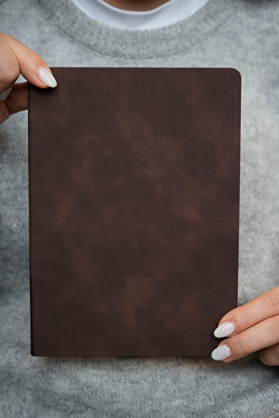 Victoria's Journals Smyth Stripes A5 Flexible Cover Vegan Leather Notebook – 192 Pages, 80g Ivory Paper, Colored Edge