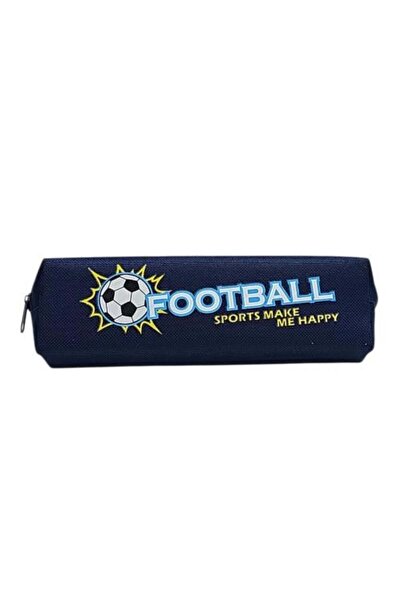 Meven Set Beauty Canvas Pencil Case FOOTBALL – Sports Design, Side Zipper