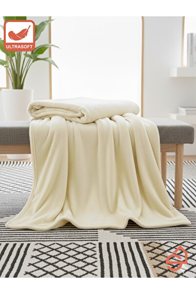 SEVHOME CONCEPT Wellsoft Ultra Yumuşak Battaniye Krem