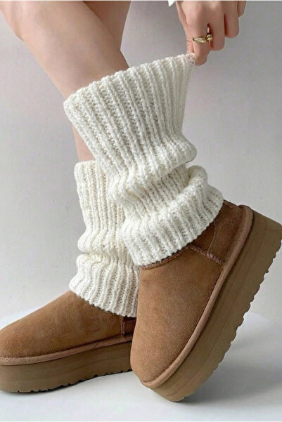 pistore 100% акриловий трикотаж, ручної роботи, в'язаний, преміум-клас, кремовий, гетри, високої якості, шкарпетки, гетри