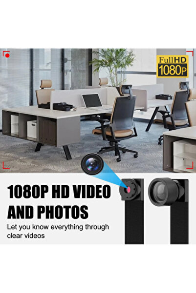 Electronic SPY DIY Mini Portable Wireless Babysitter Camera (1080P HD) for Security Monitoring