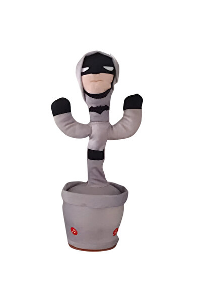 SDEPOT jucărie de pluș interactivă, cactus Batman, cântă, dansează și imită