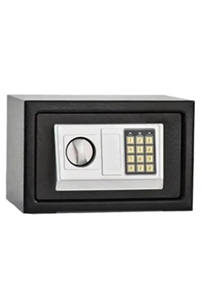 DEEBCO STRATEGIC steel safe with electronic lock and key, 250x350x250 mm, gray