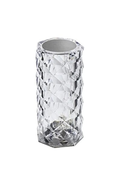 Dms Lampă ambientală Crystal Diamond cu schimbare tactilă a culorii, alimenta...