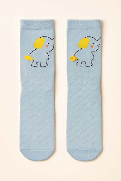 BONY SOCKS Детски чорапи със животински мотиви, сини