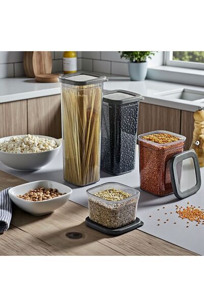 HOLLYHOME Qoona Tower Premium 24-Piece Legume and Kitchen Storage Container Set