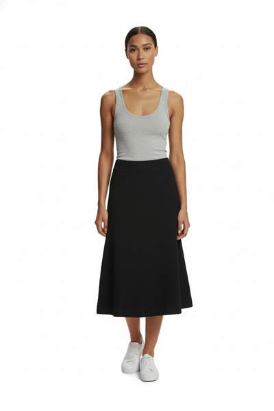 ON Midi Length Plain Knit Skirt