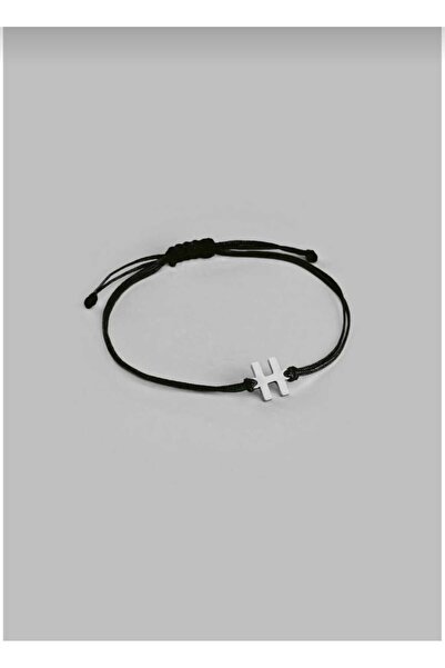 Dream Cut Collection H Letter Bracelet Black