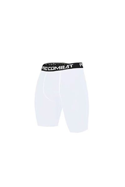 REDQUIT ® Compression Shorts – White, Brown M, Polyester, Supportive Design, Versatile Use