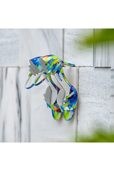 OEM Women's Sandals Made of Genuine Leather Enya Magic Blue - 40