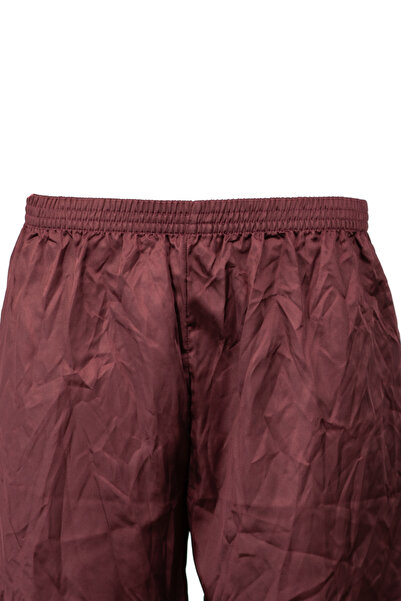 Oppland Men's Satin Fabric Shorts Solid Color Elastic Waistband No Pockets Relaxed Fit Lightweight Fabric