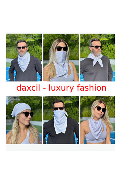 daxcil White Bandana – Modern, Clean and Stylish Design