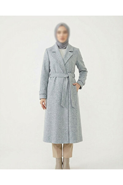 dcn giyim 1985 Women's Belted Coat-1455
