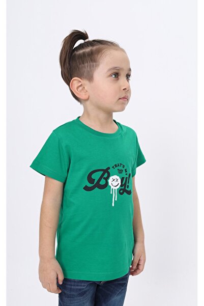 Toontoy Tricou cu mânecă scurtă cu imprimeu pentru băiat