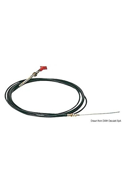 OSCULATI Cablu flexibil de telecomandă pentru demaror, robinete de combustibi...