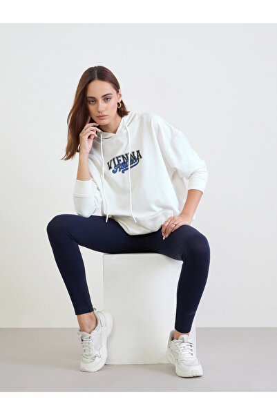 Styli هودي طويل كبير قصة فضفاضة مع بنطال ضيق