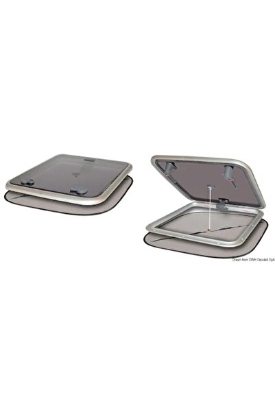 OSCULATI Jaluzea și ecran de protecție 600x600 mm - Montare rapidă cu ventuze