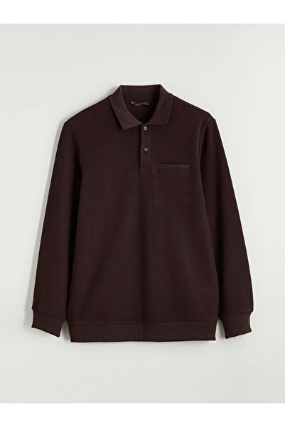 LC Waikiki Мъжки суитшърт с поло яка