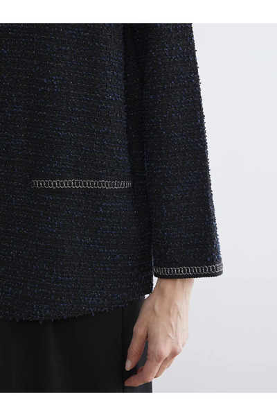 LC Waikiki Crew Neck Patterned Women's Cardigan