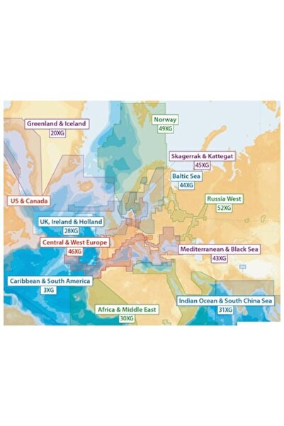 GFN Navionics+ Nautical Chart SD/Micro SD XL9 (empty)