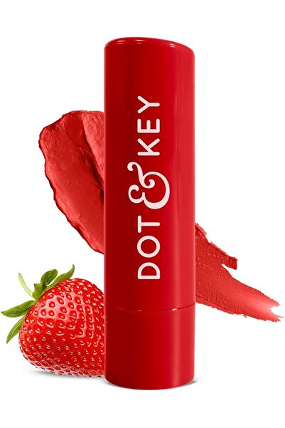 Dot KEY مرطب الشفاه دوت آند كي باريير ريبير بعامل حماية من الشمس 50 - أحمر فر...