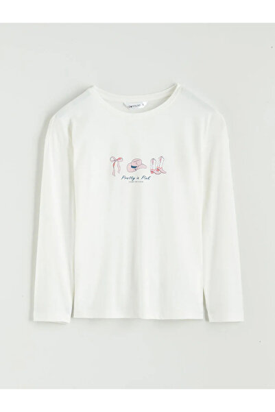 LC Waikiki Crew Neck Printed Women's Pajamas Set