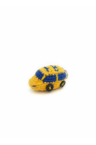 perasse Fenerbahçe takım araba anahtarlık amigurumi örgü