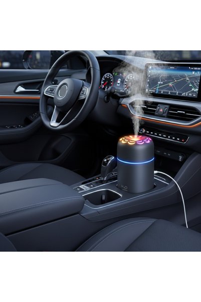 VOREX 250ML RGB Işıklı Süper Sessiz Type-C Mini Hava Nemlendirici & Aroma Difüzör
