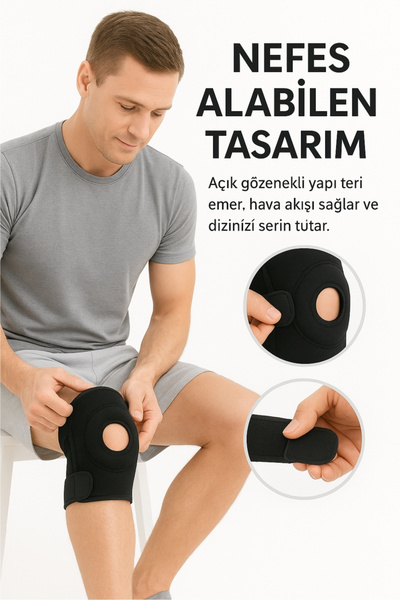 figiza Patella Ligament Destekli Ayarlanabilir Dizlik Menisküs Çapraz Bağ Kor...