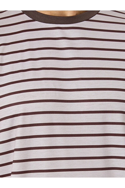 Styli Men Oversized Striped T-Shirt and Shorts Set