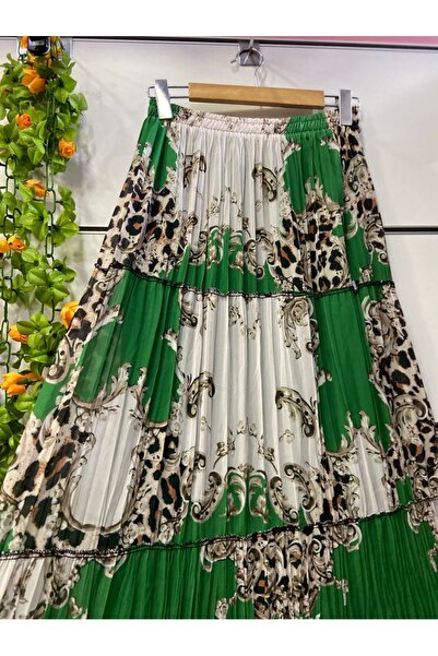 edu collection Спідниця з підкладкою з шифону з візерунком