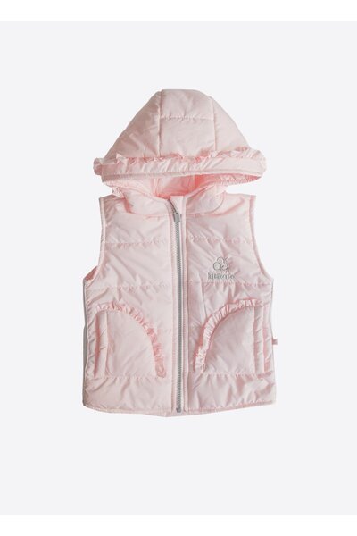 kitikate Velvet Vest Pink