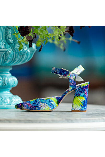 OEM Women's Shoes With Thick Heels Jolie Blue Magic - 37