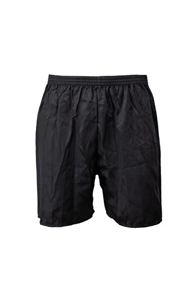 Oppland Men's Satin Fabric Shorts Solid Color Elastic Waistband No Pockets Relaxed Fit Lightweight Fabric