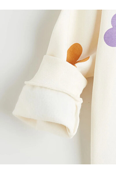 LC Waikiki Floral Girl's Sweatshirt and Leggings