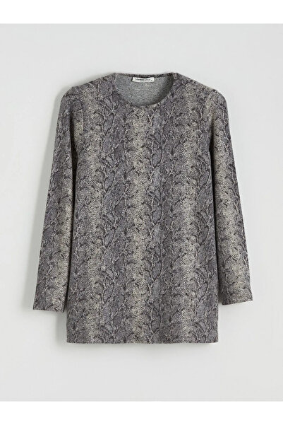 LC Waikiki Crew Neck Patterned Blouse