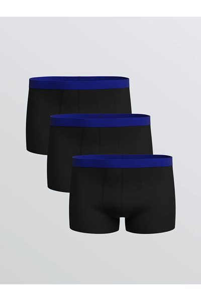 LC Waikiki Standard Mold Cotton Flexible Men's Boxers 3-Piece