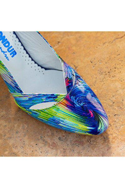 OEM Women's Shoes with Thick Heels Aisha Blue Magic - 38