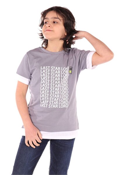 Toontoy Tricou cu mânecă scurtă cu imprimeu pentru băiat