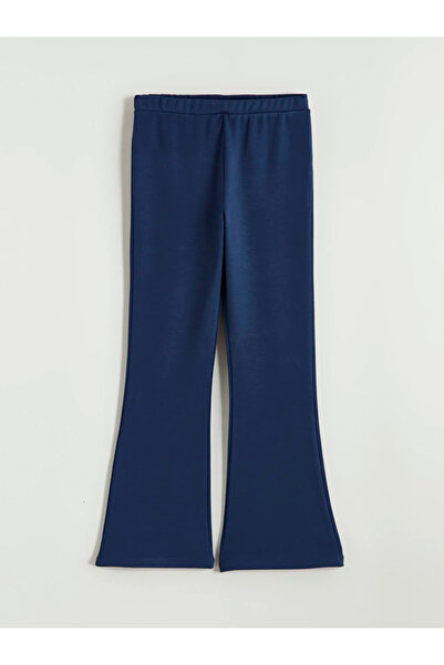 LC Waikiki Crew Neck Stitch Printed Girls' Sweatshirt and Leggings