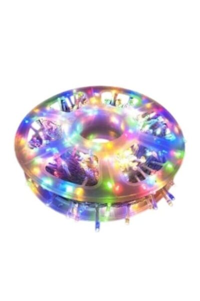 O.M.D Christmas light set, roll type 50M, 240 round LEDs, V8 diamond model, 8 light programs, multicolor,
