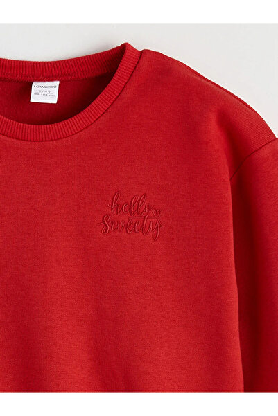 LC Waikiki Fisto Detailed Thick Sweatshirt for Girls