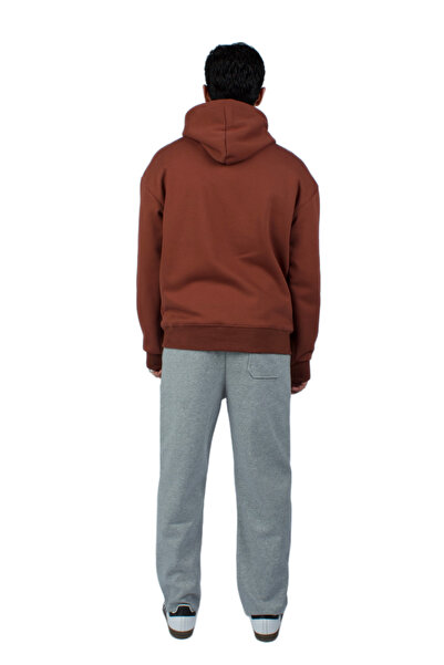 Red Planet Double-layered fur hoodie with a finger hole, made from a distinctive and elegant material.