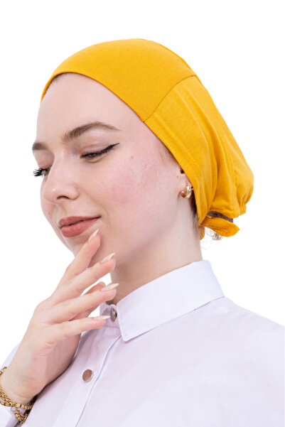 Modish Group Practical Bone Cotton Hijab Inner Bonnet, Ready-To-Wear Viscose Hat for Headscarf, for Prayer Daily Use