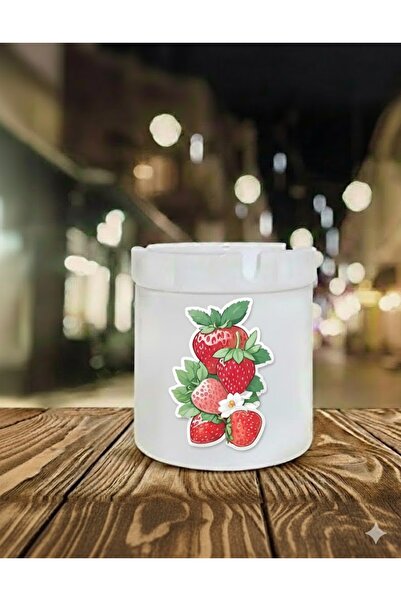 sartre art Tăviță de scrumieră din porțelan Sweet Strawberries cu imprimeu Sö...